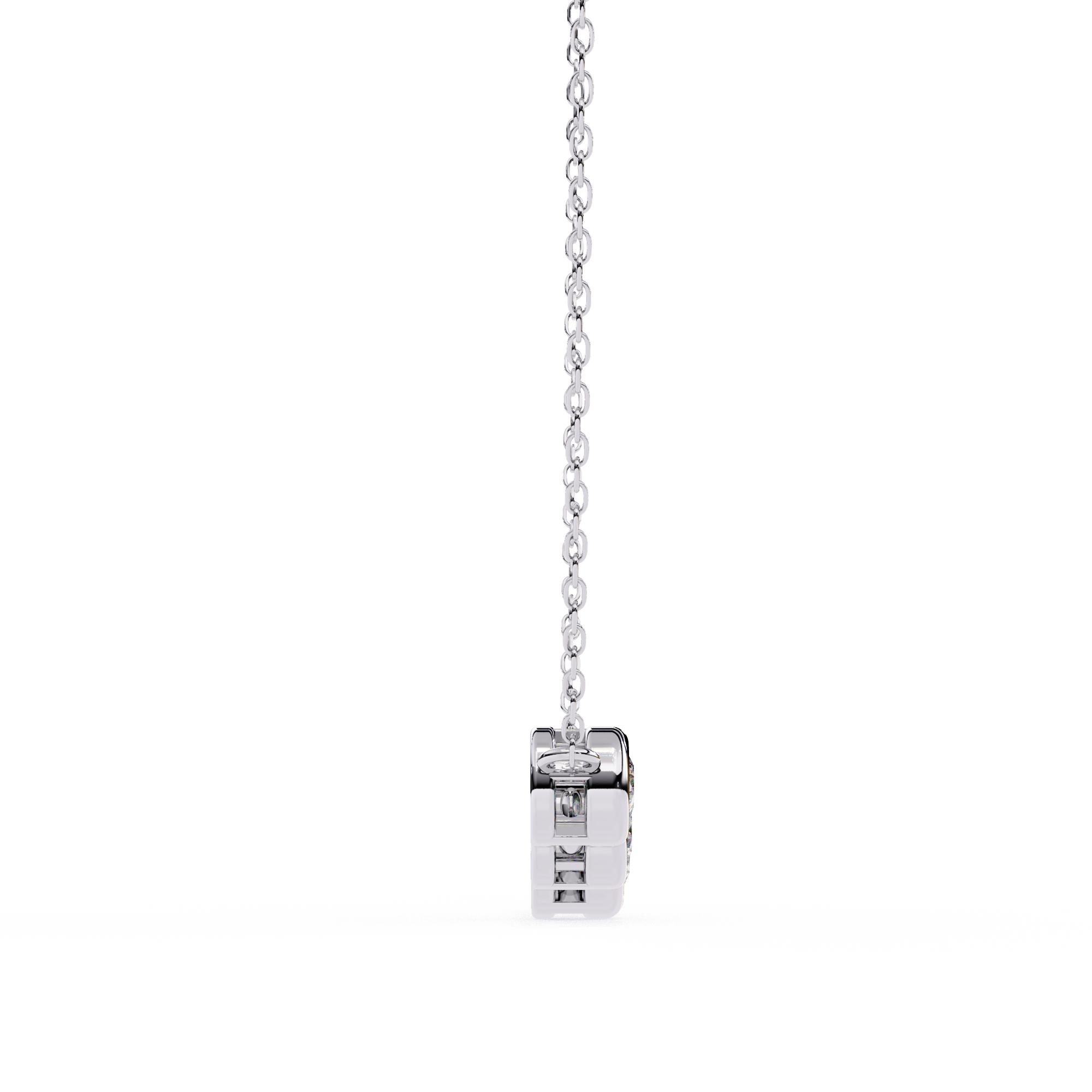 Solitairekart 0.26ct Bezel-Set Natural Diamond Bar Necklace-HI Color, VS-SI Clarity